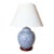 Ralph Lauren Blue and White Ceramic Ginger Jar Lamp With Scrolling Vine Motif For Sale