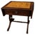 Regency Mahogany Drop-Leaf Side Table with Gilt Leather Top For Sale - Image 9 of 9