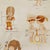 1970s Vintage Wallpaper Fran Mar 1978 Nursery 2+ Roll Girls Bedroom Playroom 27'' W For Sale - Image 5 of 8