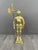 Brown 20th Century Bronze Statue of a Warrior in Armor For Sale - Image 8 of 8