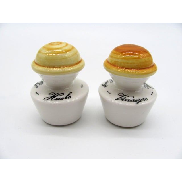Villeroy & Boch Audun Ferme Vinegar & Oil Cruet Dispenser - A Pair For Sale - Image 9 of 13