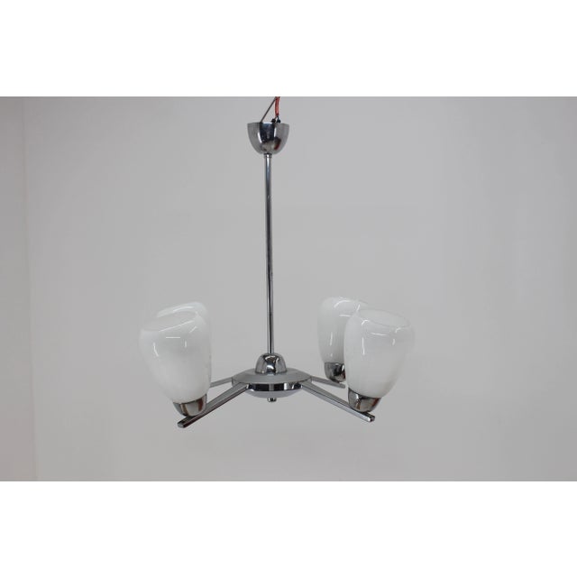 Mid-Century Modern Mid-Century Chandelier, 1950s For Sale - Image 3 of 9