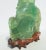 Vintage Chinese Fluorite Hotei Buddha on Wooden Stand For Sale In New York - Image 6 of 12