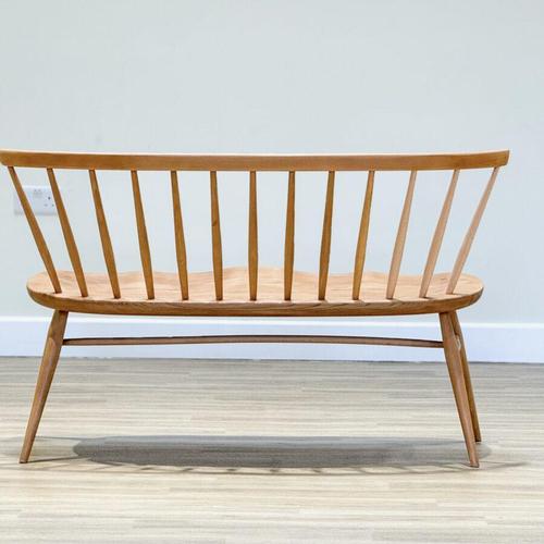 Love-Seat Bench from Ercol, 1960s For Sale - Image 9 of 12