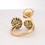 2020s 14k Yellow Gold Ring With 1.57ct Oval Emerald and 0.91ct Yellow Natural Diamond, Size 7 For Sale - Image 5 of 10