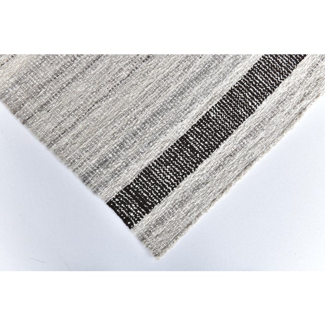 Turkish 1970s Turkish Home Living Stripe Kilim Rug For Sale - Image 3 of 9