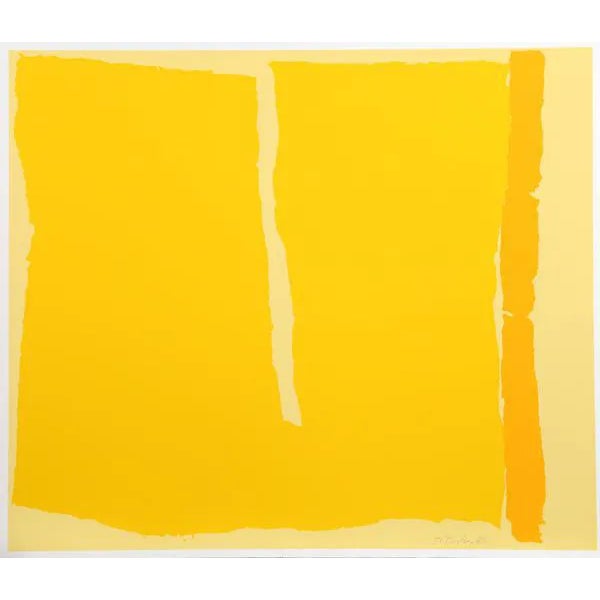 1980 Raymond Parker "Untitled 14" Signed Print For Sale