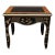 Chinoiserie Glass Top Side Table For Sale