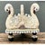 Late 20th Century Vintage Shell Encrusted Wood Swan Table For Sale - Image 5 of 13