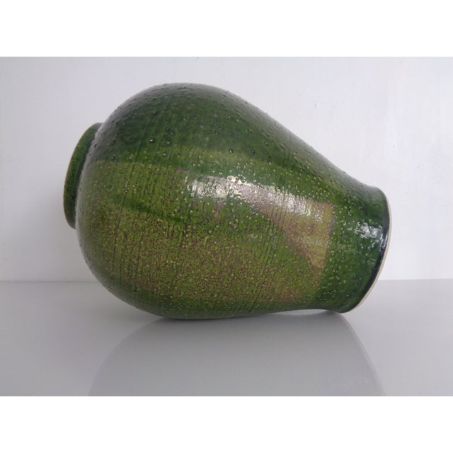 Large Glazed Studio Ceramic Vase, Italy, 1960s For Sale - Image 15 of 18