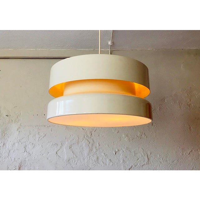 1970s Vintage Danish Lamp in Metal and Acrylic, 1970s For Sale - Image 5 of 5