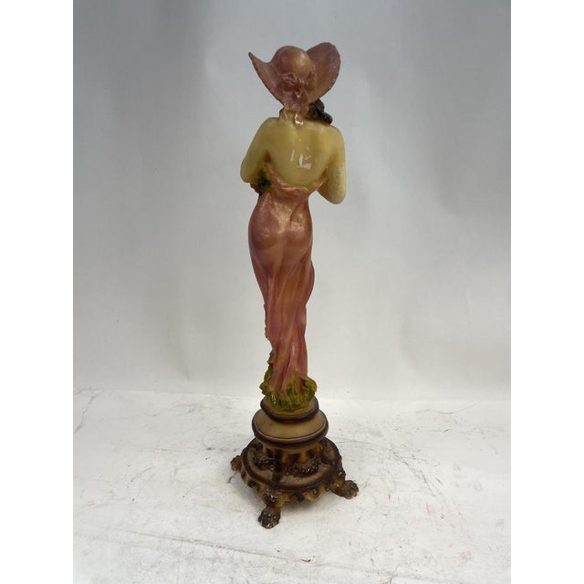 Decorative Figurine Depicting a Floral Woman, 1960s For Sale - Image 6 of 10