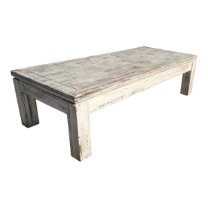20Thc Original White Painted Coffee Table