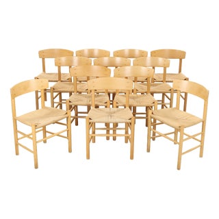 J39 Dining Chair by Børge Mogensen for FDB Møbler, Denmark, 1950s For Sale