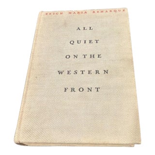 Vintage 1st Edition of Erich Maria Remarque All Quiet on the Western Front 1929 For Sale