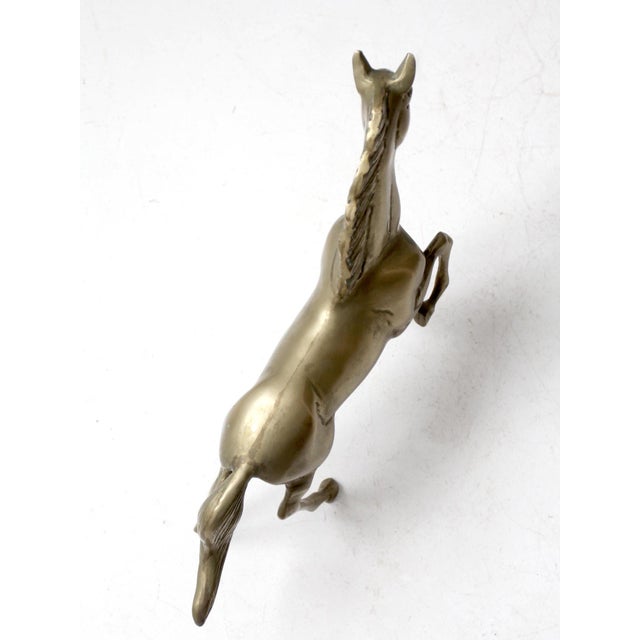 Mid Century Brass Horse Figure For Sale - Image 12 of 12