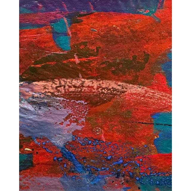 Original painting by Daniel Buckler framed in matte white, 22 x 16 inches. Daniel Buckler (b. 1945) is a 20th-century...