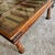 Brown 19th Century Reclaimed Indian Door Coffee Table | Hand-Carved Sheesham & Embossed Brass For Sale - Image 8 of 10