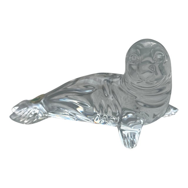 Vintage Collectable Waterford Crystal Sea Lion/Seal For Sale