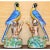 Vintage Chinese Blue Majolica Parrot Figurines - A Pair For Sale - Image 11 of 13