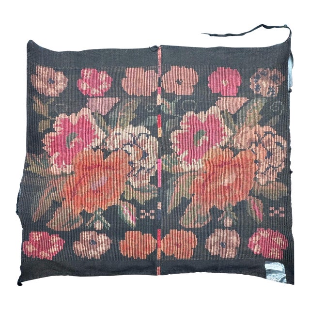 Authentic Handwoven Mayan Huipil Panel For Sale