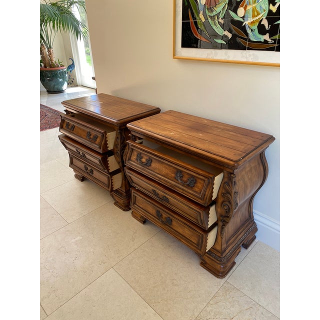 Thomasville 1990s Two Thomasville Night Stands For Sale - Image 4 of 12