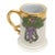 1915 Rosenthal Ceramic Tankard Stein Glass With Gold Rim, Grape Motif For Sale