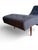 Attributed to Adrian Pearsall Wave Chaise Lounge Chair – Mid Century Modern Blue Bouclé For Sale - Image 16 of 16