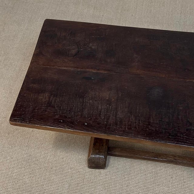19th Century Rustic Solid Oak Coffee ~ Cocktail Table For Sale - Image 15 of 16