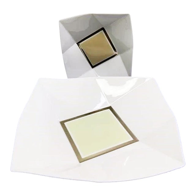 Bernardaud Limoges Fr Fusion Serving Plates, Set of 2 For Sale