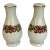 Vintage Centurion Ribbon Holly Salt & Pepper Set - Holly & Red Ribbon Rim, Gold Trim- Set of 2 For Sale