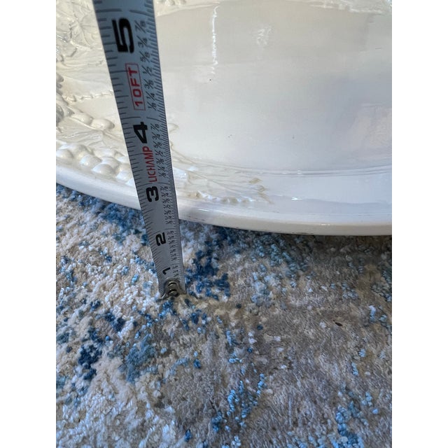 White 1990s Italian Large Serving White Tray Thanksgiving For Sale - Image 8 of 11