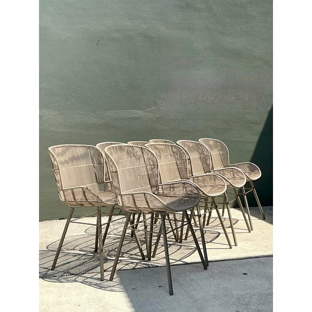Vintage Originals Rose Dining Chairs - Set of 8 For Sale - Image 4 of 12