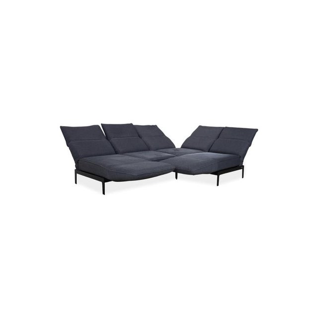 Textile Rolf Benz Mera 386 Fabric Corner Sofa Grey Sofa Couch For Sale - Image 7 of 18