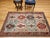 Textile Caucasian Shirvan Area Rug, Handwoven Wool, Allover Geometric Design, 1920s, 4' x 6' For Sale - Image 7 of 18