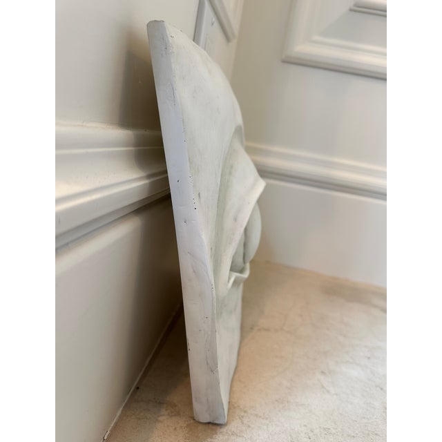1970s Vintage 1970’s Plaster Eye Sculpture Wall Plaque For Sale - Image 5 of 13