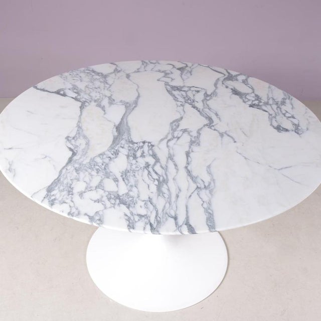 Eero Saarinen Marble Dining Table by Eero Saarinen for Knoll Int, USA, 1970s For Sale - Image 4 of 9