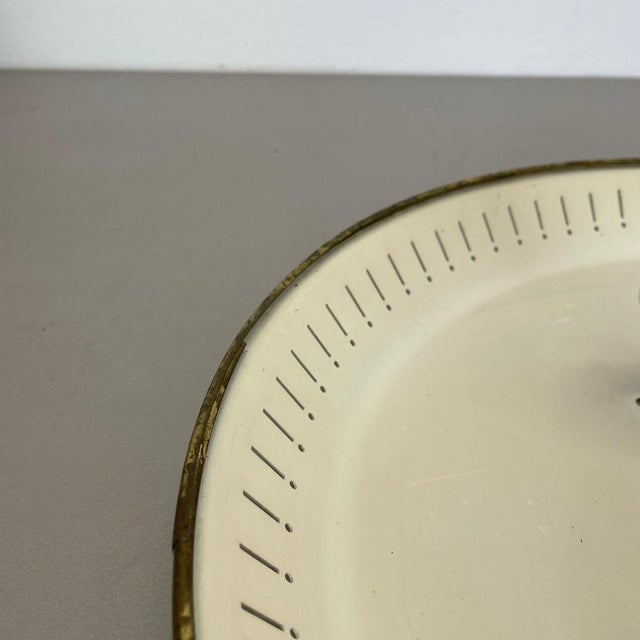 Round Brass Ceiling Light in the style of Gino Sarfatti, Italy, 1950s For Sale - Image 13 of 18