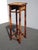 1990s Vintage French Counry Bamboo Rattan Plant Stand ~ Side Table With a Drawer For Sale - Image 5 of 12