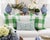 Modern Two Buffalo Check Kelly Green and One Lumbar Pillow Down and Feather Inserts For Sale - Image 3 of 3