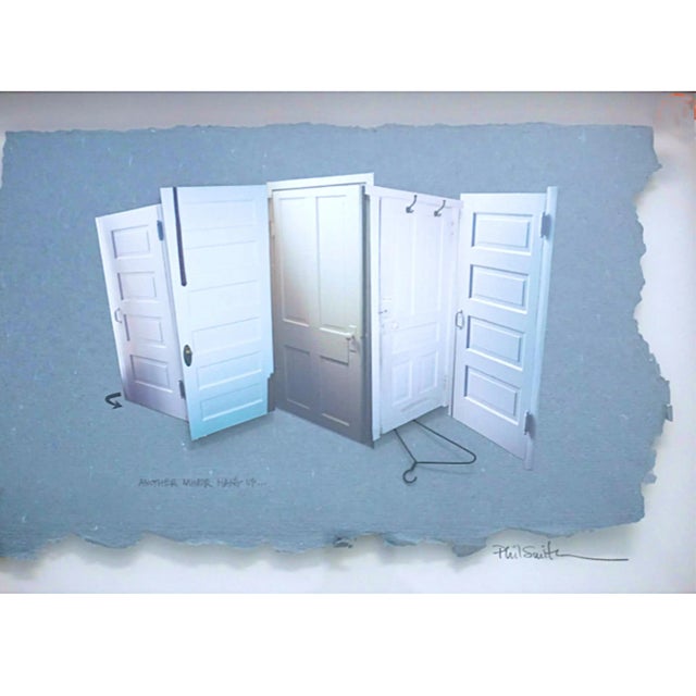 Realism Phil Smith Mixed Media Doors For Sale - Image 3 of 6