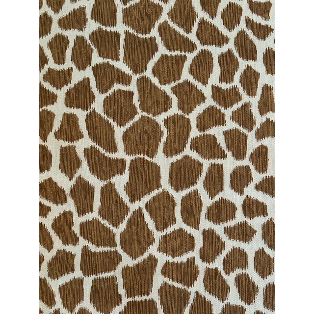 2020s Brunschwig & Fils Jiraffa Linen Fabric Tan 4 1/2 Yards For Sale - Image 5 of 5