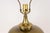 Mid 20th Century Mid Century Modern Olive Green Smoked Glass Lamp For Sale - Image 4 of 12