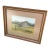 Vintage Framed Landscape Painting of a House For Sale