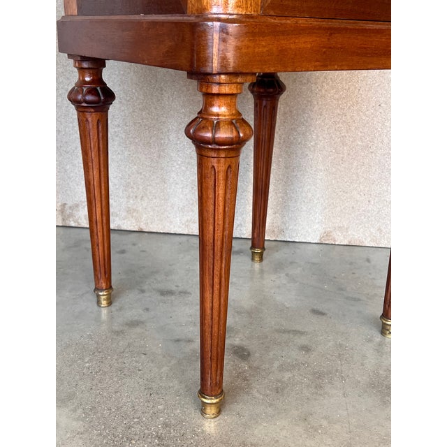 19th Century French Louis XVI Guillaume Grohé Style Bedside Cabinet For Sale - Image 12 of 13