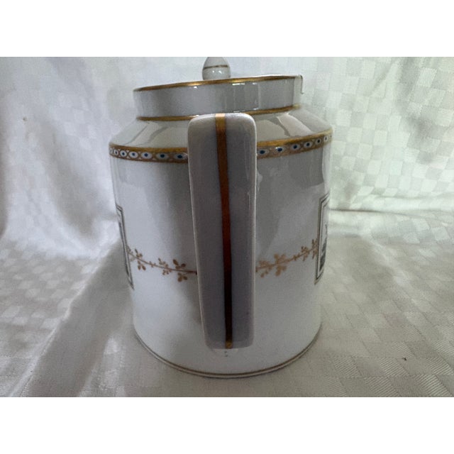 Ceramic 1960s Richard Ginori Coffee Pot in the Fiesole Pattern For Sale - Image 7 of 18