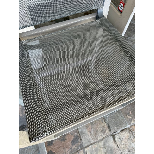 Restoration Hardware Aegean Teak Wood Counter Stools, Pair For Sale - Image 12 of 12