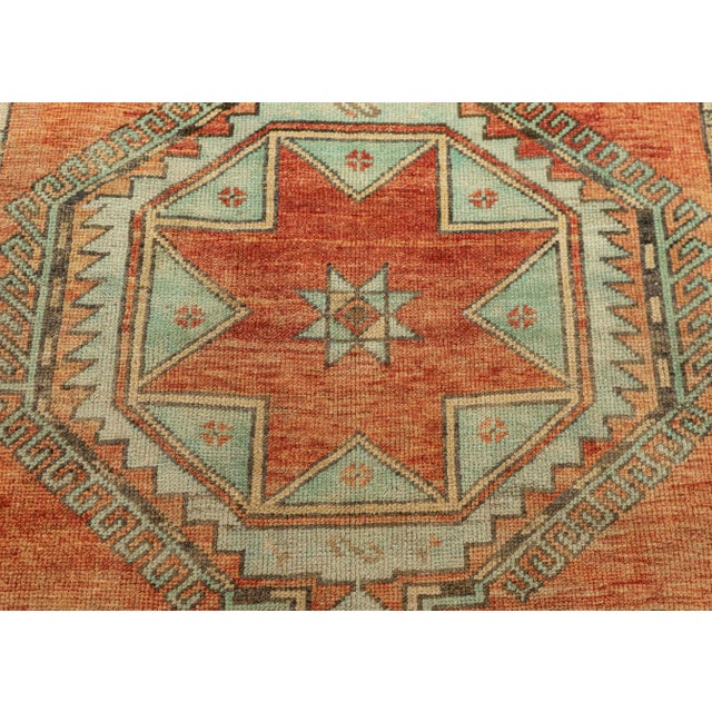Turkish Vintage Rug 3'3" x 9'5" For Sale - Image 4 of 4