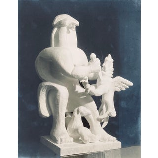 Adolph Studly, Vintage Silver Gelatin Photograph Jacques Lipchitz Bronze Sculpture Photo Signed, 1948 For Sale
