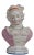 White 2 German Porcelain Bust Figurines C. 19th C For Sale - Image 8 of 10